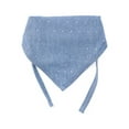 thumbnail image 1 of Madden NYC Women's Denim Headscarf, Denim Rhinestone, 1 of 3