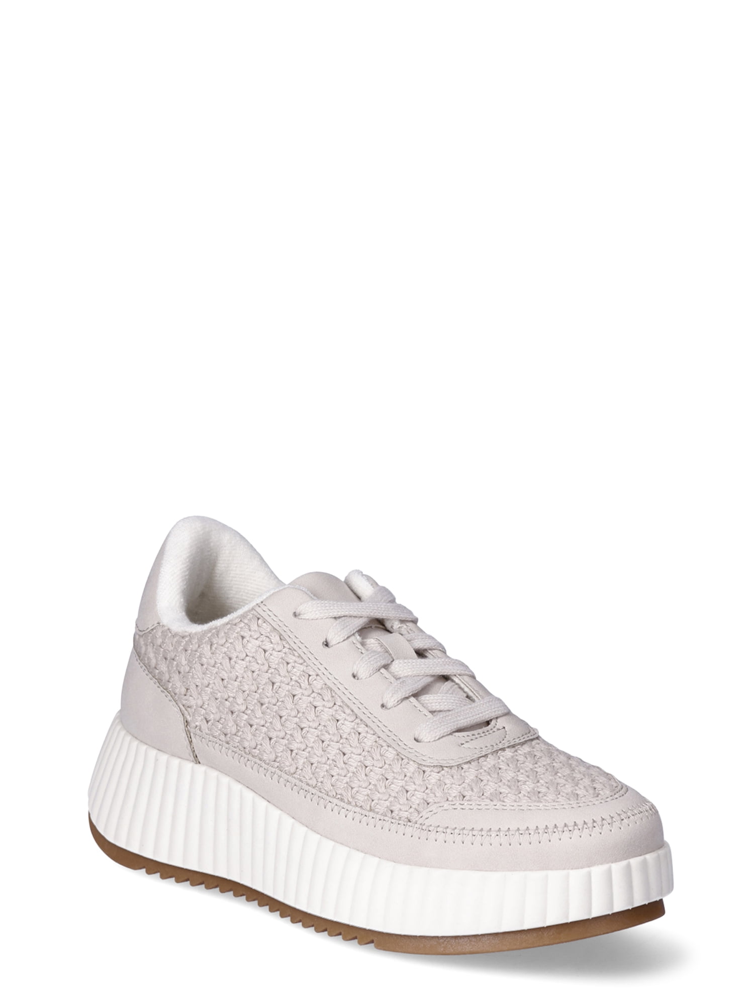 Madden NYC Women's Disco Platform Lace-Up Sneakers