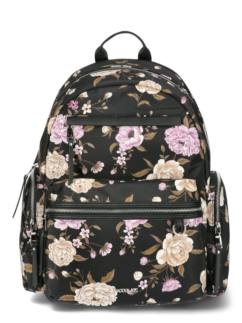 Steve Madden Black and Pink Floral Backpack Set With Clutch NWT Steve Madden Backpack Floral Bags & Handbags for Women for  main image 3
