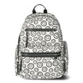 thumbnail interactive-video image 1 of Madden NYC 18.5" Women's Dome Backpack with Front Pocket and Removable Pouch, Smiley, 1 of 5