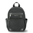thumbnail interactive-video image 1 of Madden NYC Women's Dome Pocket Backpack with Pouch, Black, 1 of 6