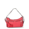 thumbnail image 1 of Madden NYC Women's Double Front Pocket Crossbody, Red, 1 of 5