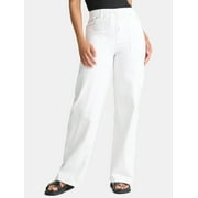 Madden NYC Women's Drawstring Utility Jeans, 32'' Inseam, Sizes XXS-2XL