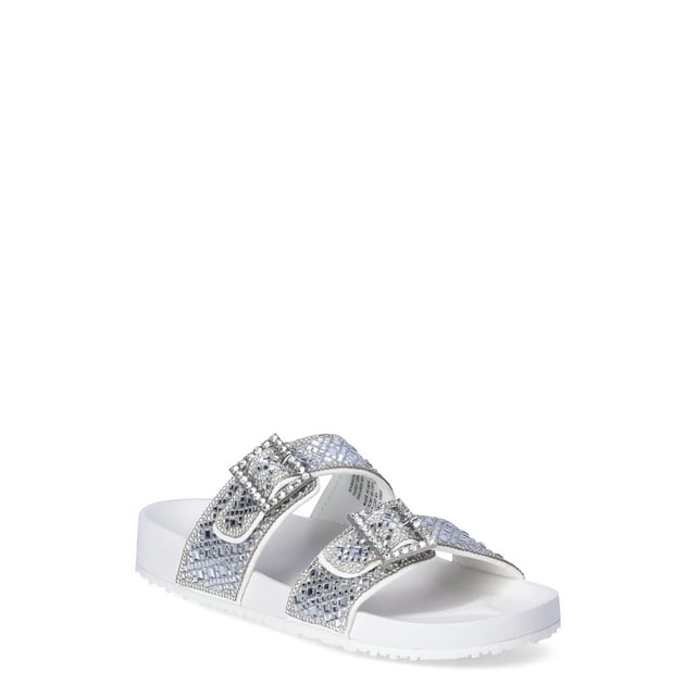 Madden NYC Women's Embellished Footbed Sandals