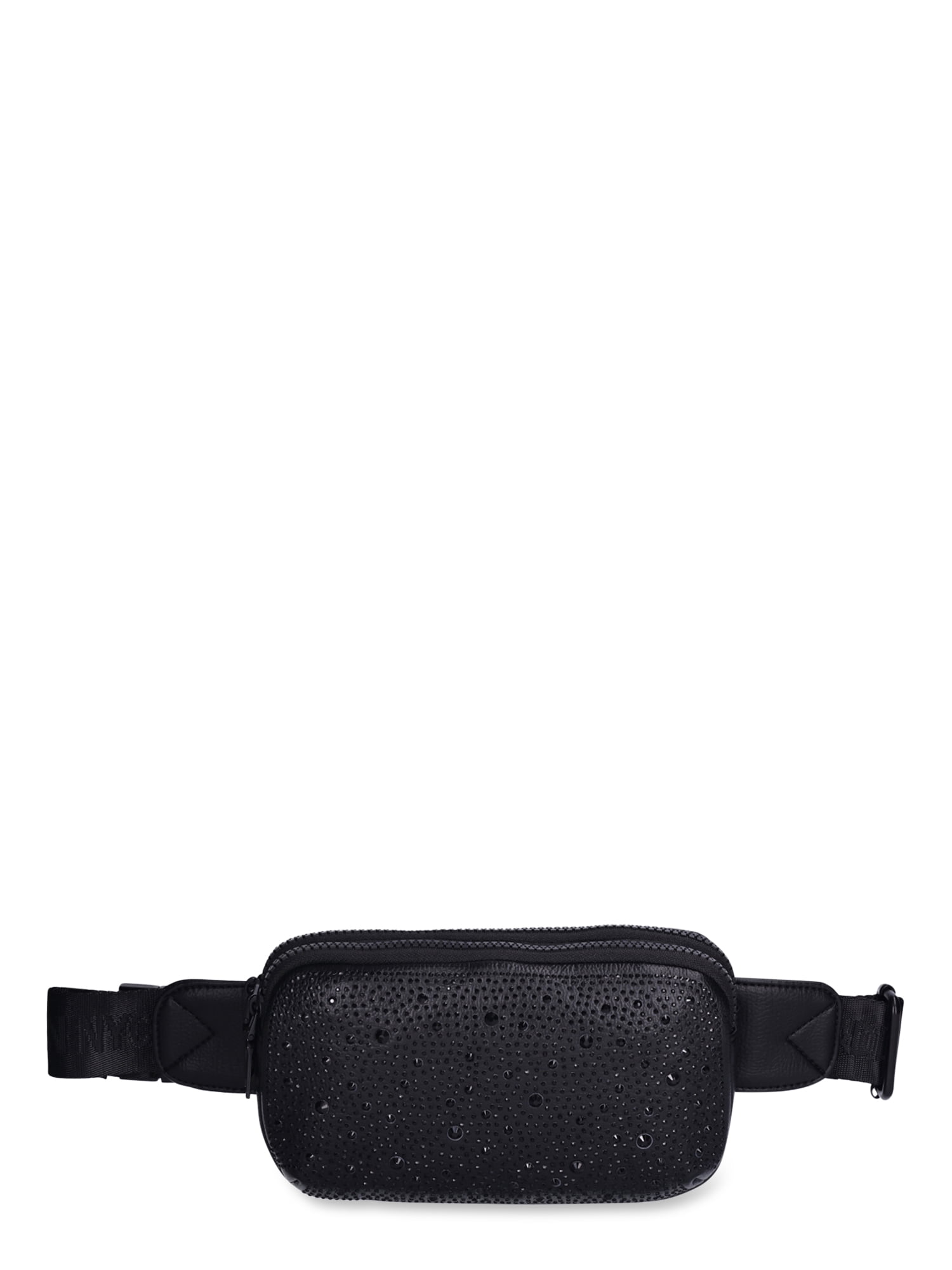 Madden NYC Women's Embellished Camera Fanny Pack, Black