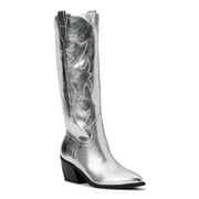 Madden NYC Women's Embroidered Tall Western Boots, Sizes 6-11