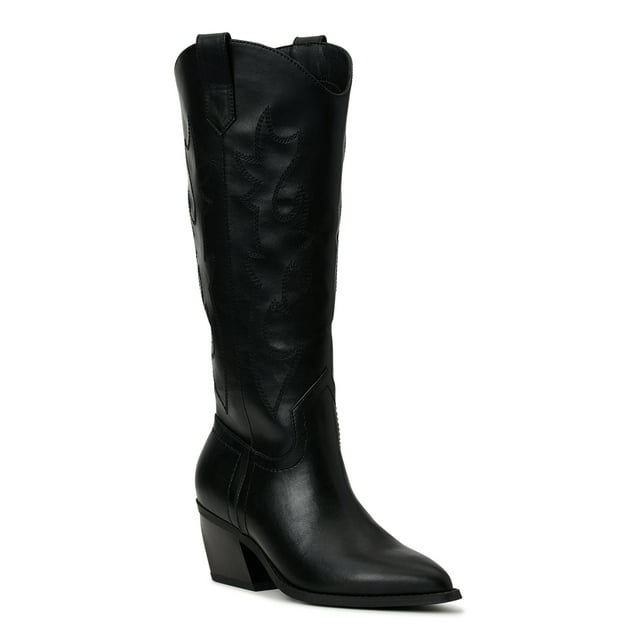 Madden NYC Women's Embroidered Tall Western Boots, Sizes 6-11