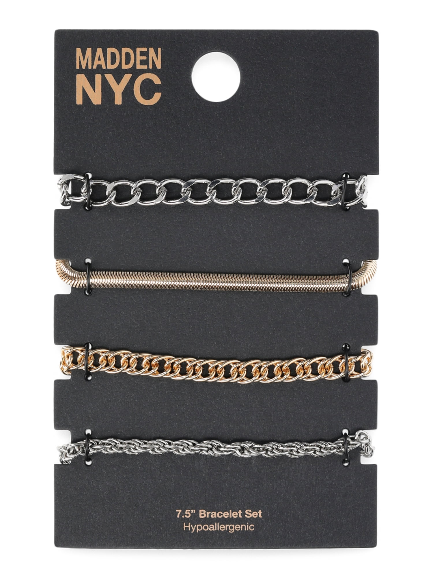 Madden NYC Women s Two Tone Western Chain Fringe Bib Necklace