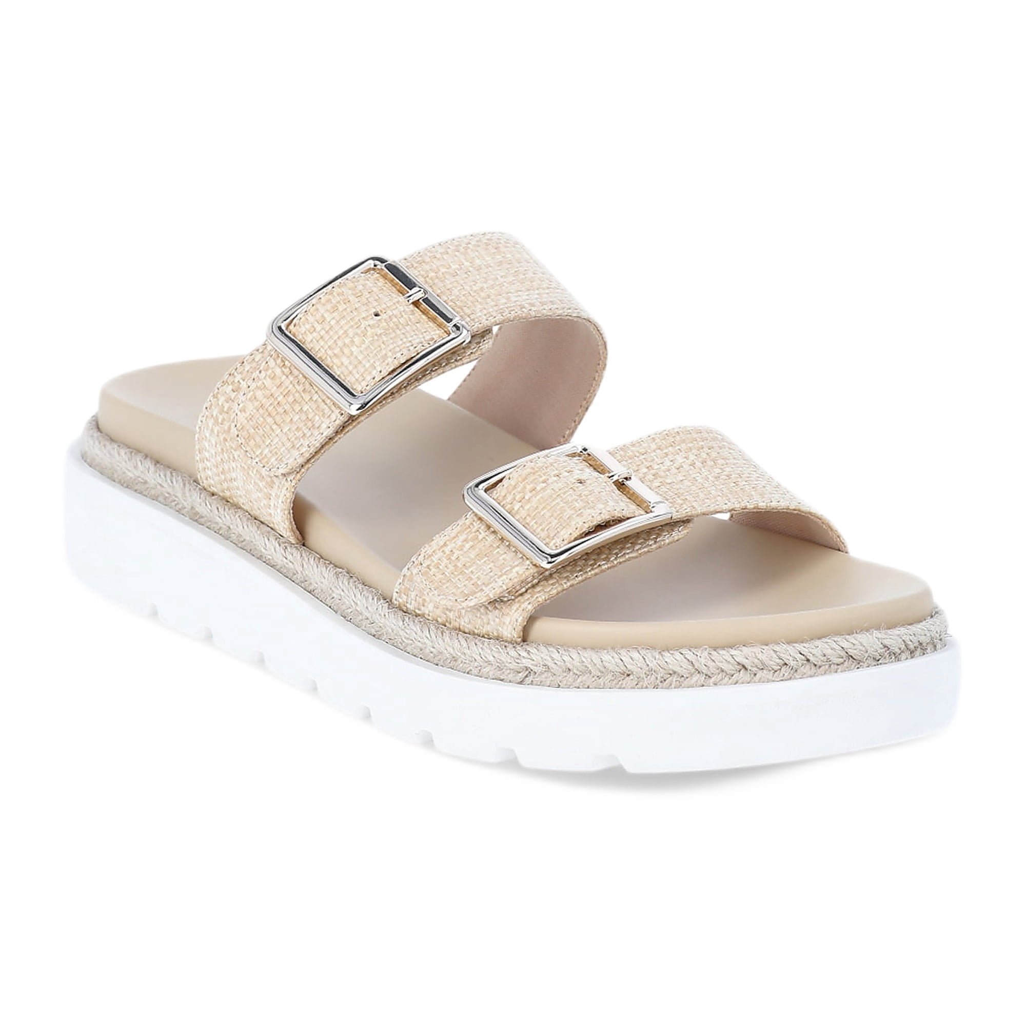 Madden NYC Women’s Flatform Two Strap Sandals