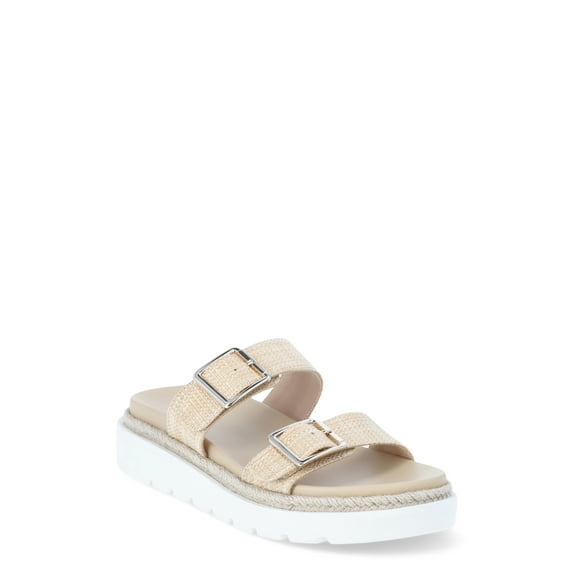 Madden NYC Women’s Flatform Two Strap Sandals