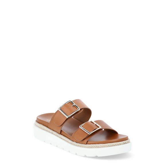 Madden NYC Women’s Flatform Two Strap Sandals