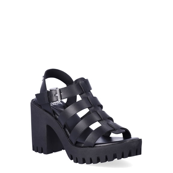 Madden NYC Women's Genesis Block Heel Fisherman Sandals