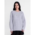 thumbnail image 1 of Madden NYC Women's Grommet Sweater with Long Sleeves, Midweight, Sizes XXS-XXL, 1 of 5