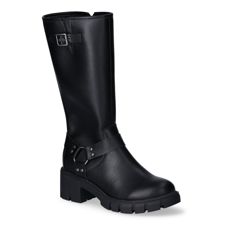 Womens leather harness clearance boots