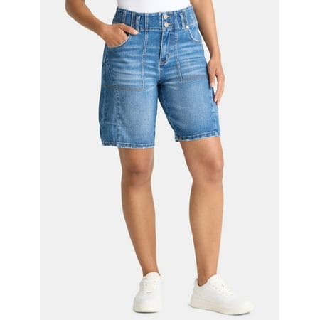 Madden NYC High Rise Short with Side Seams, Women's
