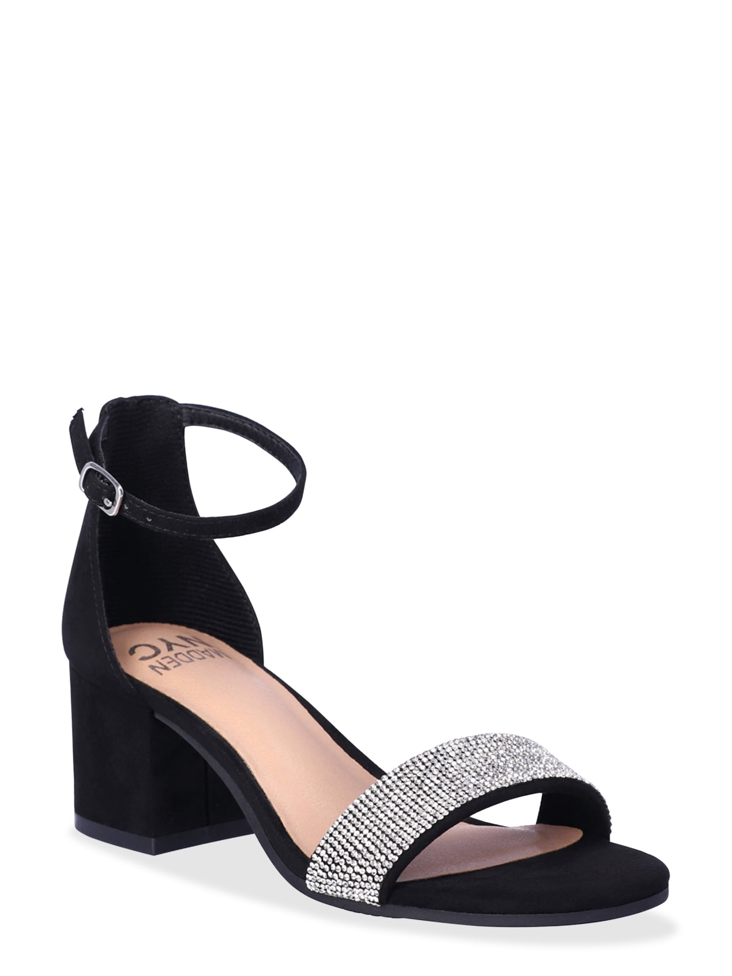 Madden NYC Women s Illie City Bling Sandals Size 8 Black