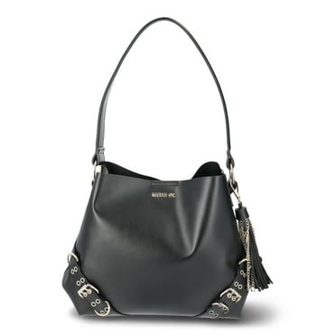 Madden NYC Women's Large Tote Handbag, Black