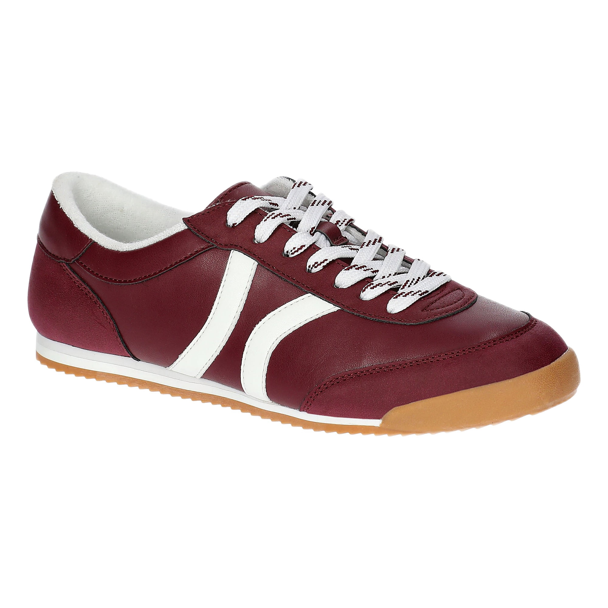 Madden NYC Women's Gum Sole Lace-up Low Sneakers
