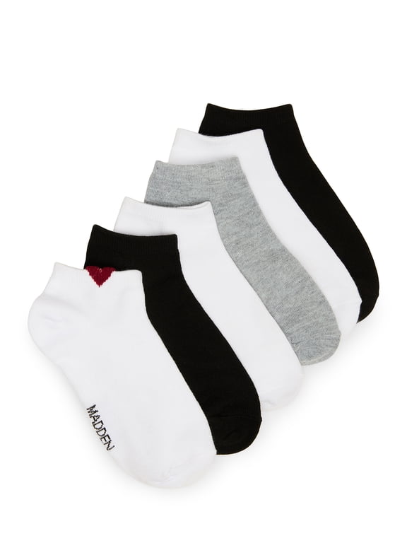 Women's Low-cut, 6-Pack, Fits Shoe Size 5-10