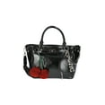 thumbnail image 1 of Madden NYC Women's Top Handle Satchel Handbag, Black, 1 of 4