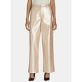 thumbnail image 1 of Madden NYC Women’s Metallic Cargo Flare Pants, 32” Inseam, Sizes XXS-XXL, 1 of 5