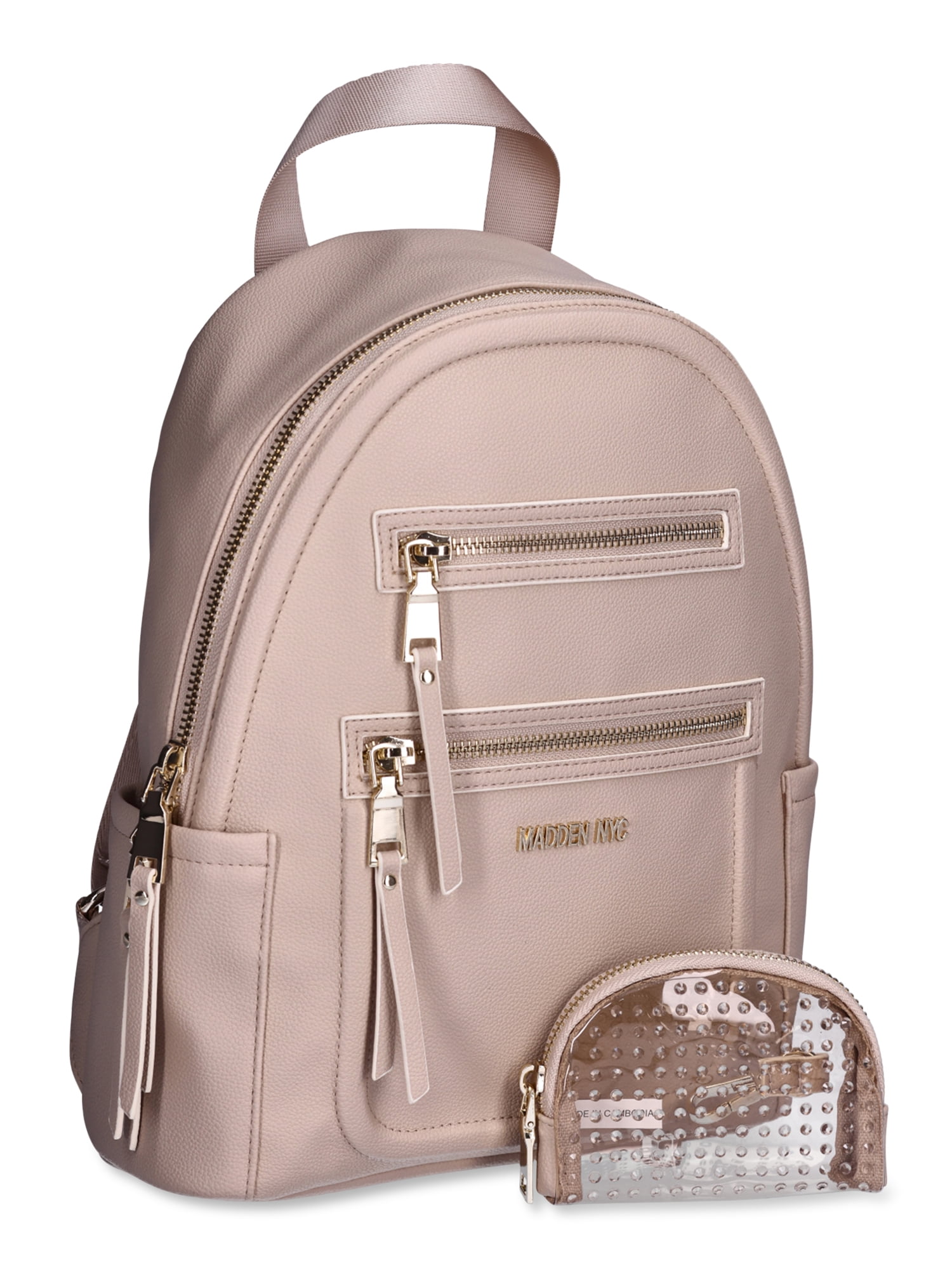 Madden NYC Women's Mini Backpack with Embellished Pouch Madden NYC Women's Mini Backpack with Embellished Pouch