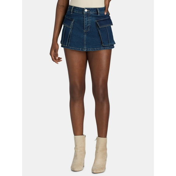 Madden NYC Women’s Mini Cargo Skort, Sizes XXS-XXL