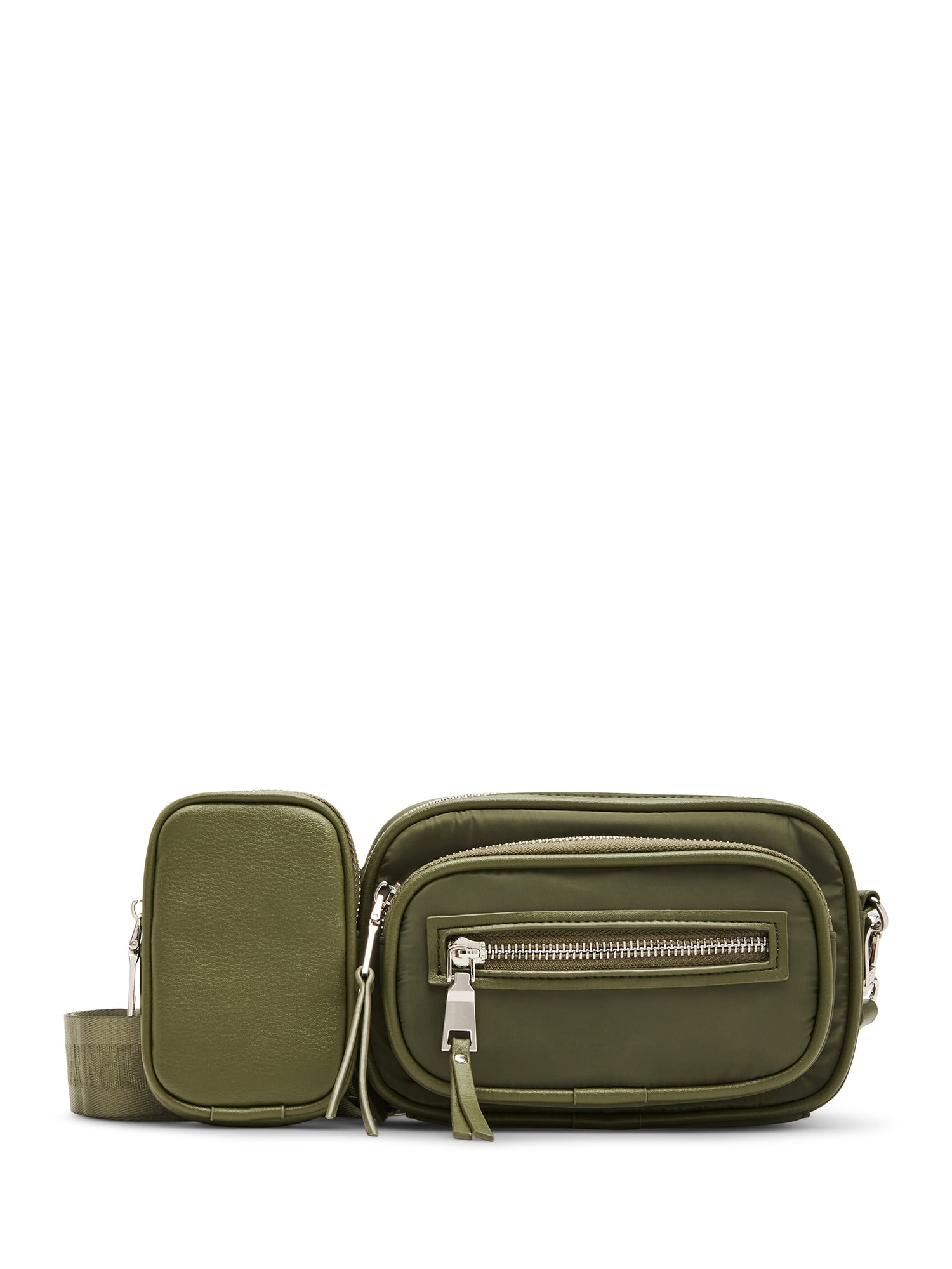 Madden NYC Women's Mini Convertible Handbag with Front Pocket, Olive