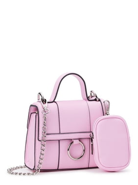Madden NYC Women's Mini Top Handle Handbag, Light Pink