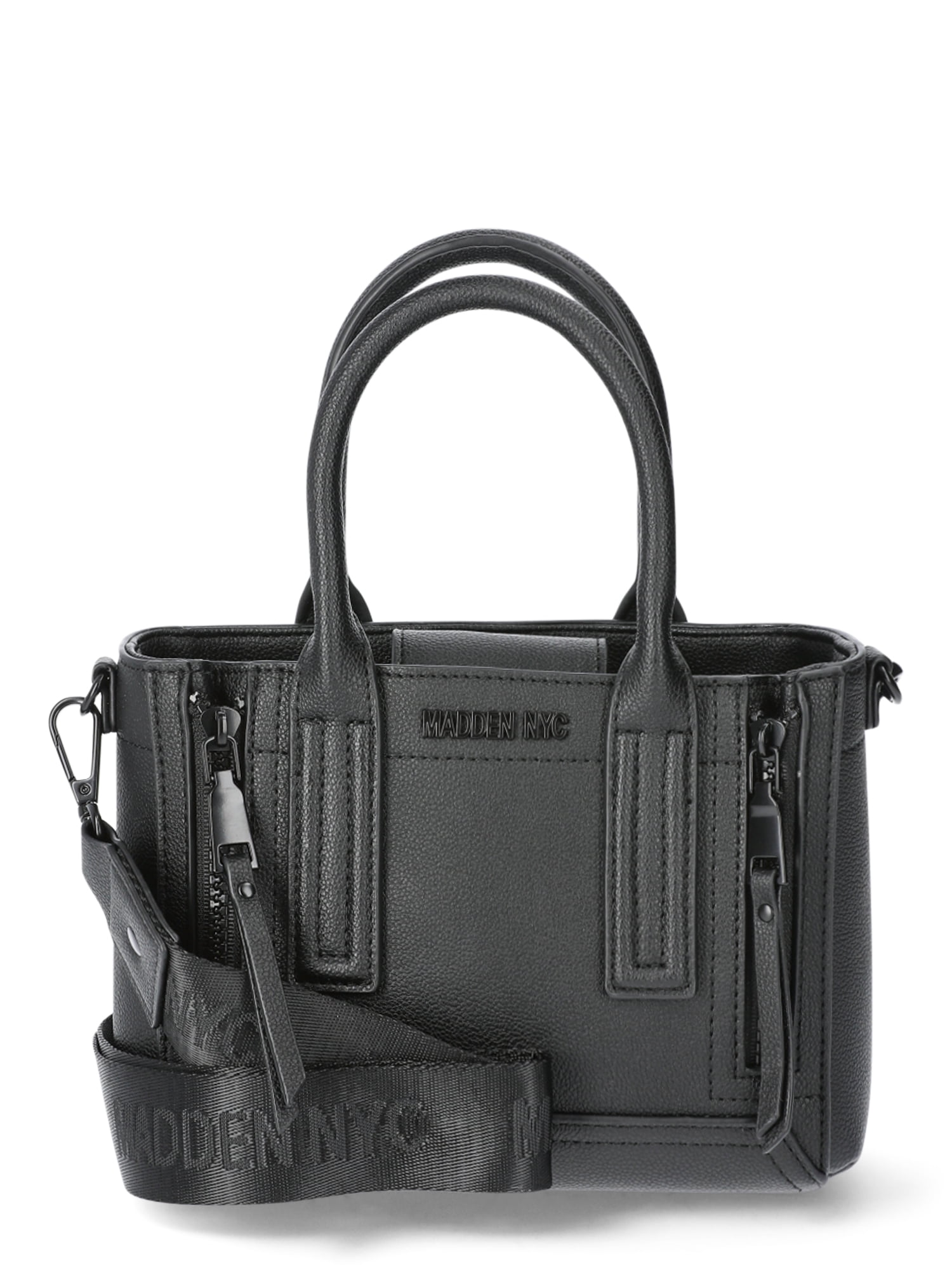 Madden NYC Women's Mini Zipper Satchel with Embellished Pouch