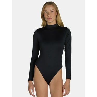 Madden NYC Women's Mockneck Bodysuit