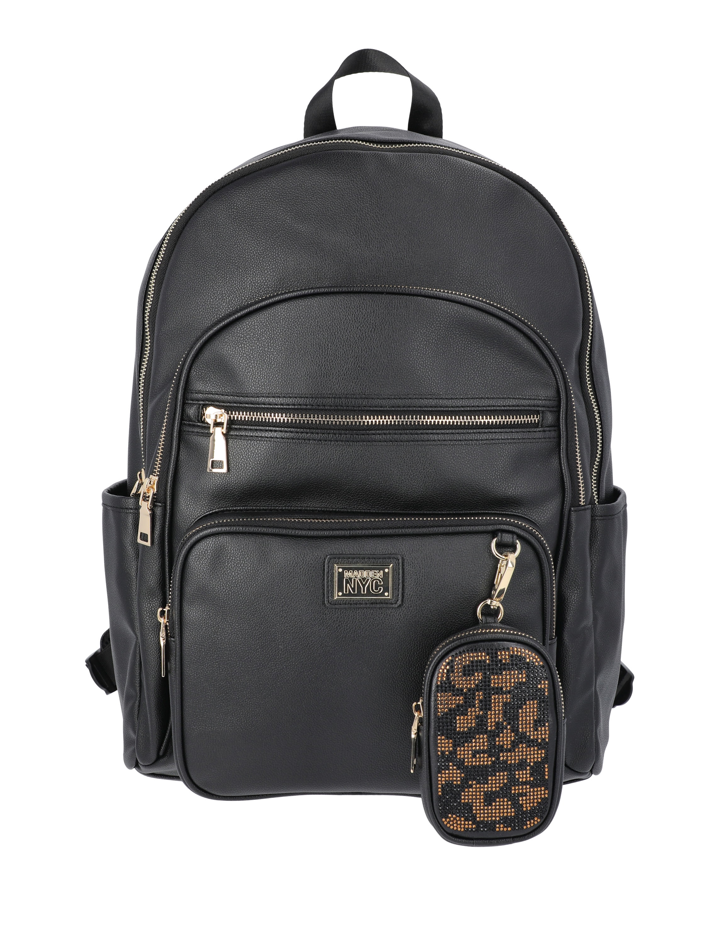 Madden NYC Black Backpack Madden NYC Crystal Micro Dome Backpack - Black Zambia | Ubuy main image 3
