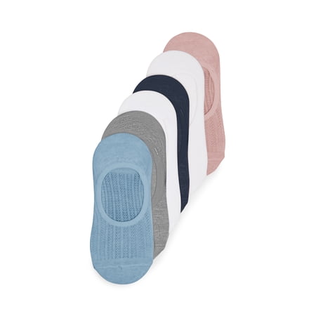 Madden NYC Women's No-Show Liners, 6-Pack, Fits Shoe Size 5-10