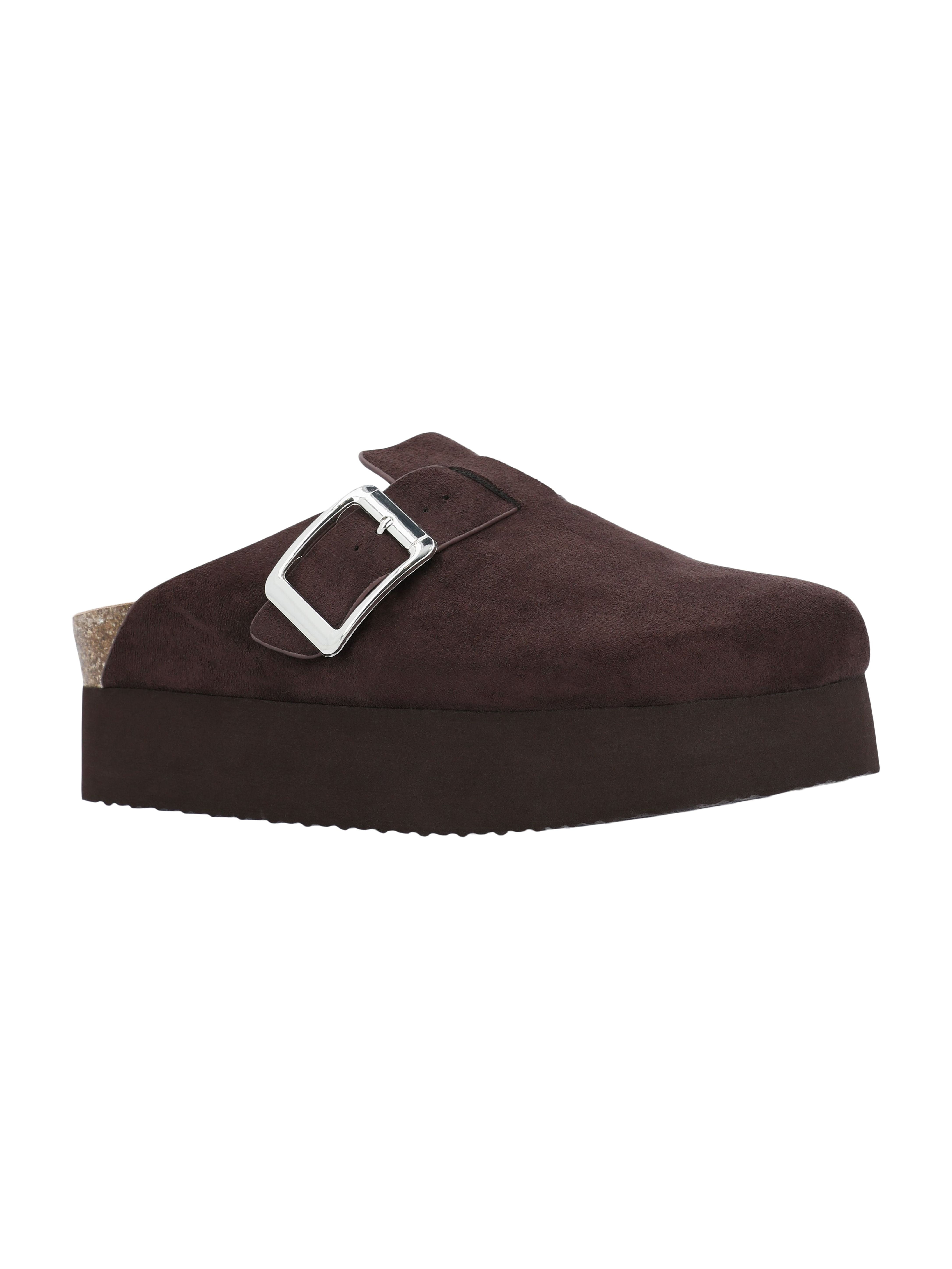 Madden NYC Women's Buckle Platform Clogs