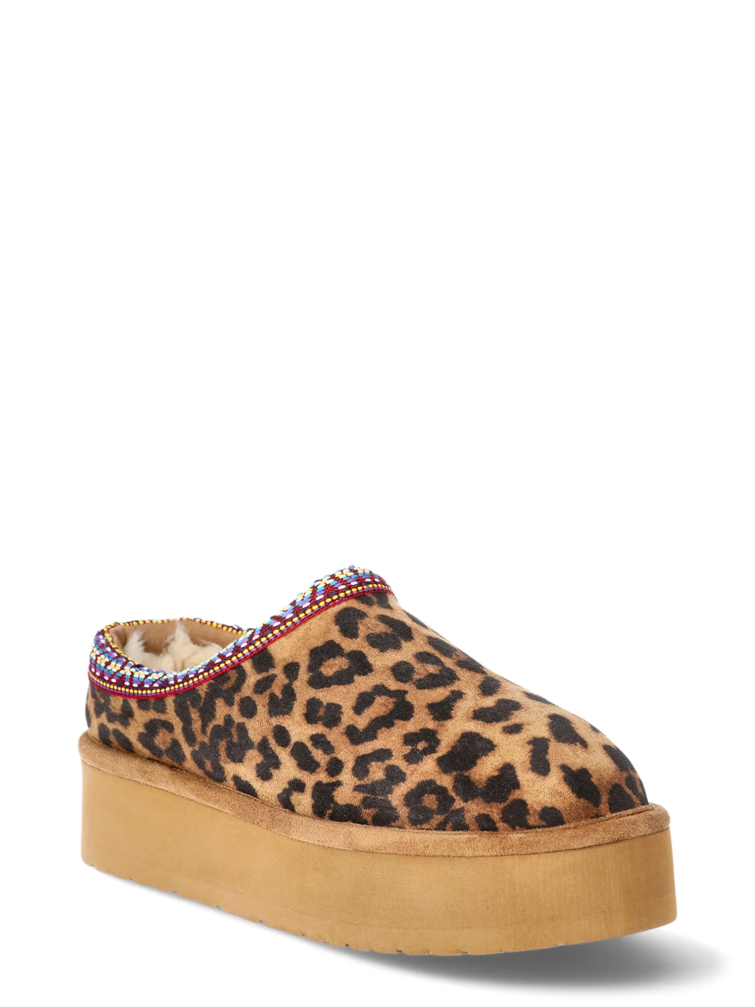 Madden NYC Women's Platform Faux Fur Lined Slip On Mules - Walmart.com