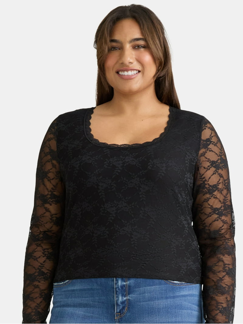 メゾンドドルチェ　cheri tops/black Steve Madden Cherie Top in Black Onyx | REVOLVE