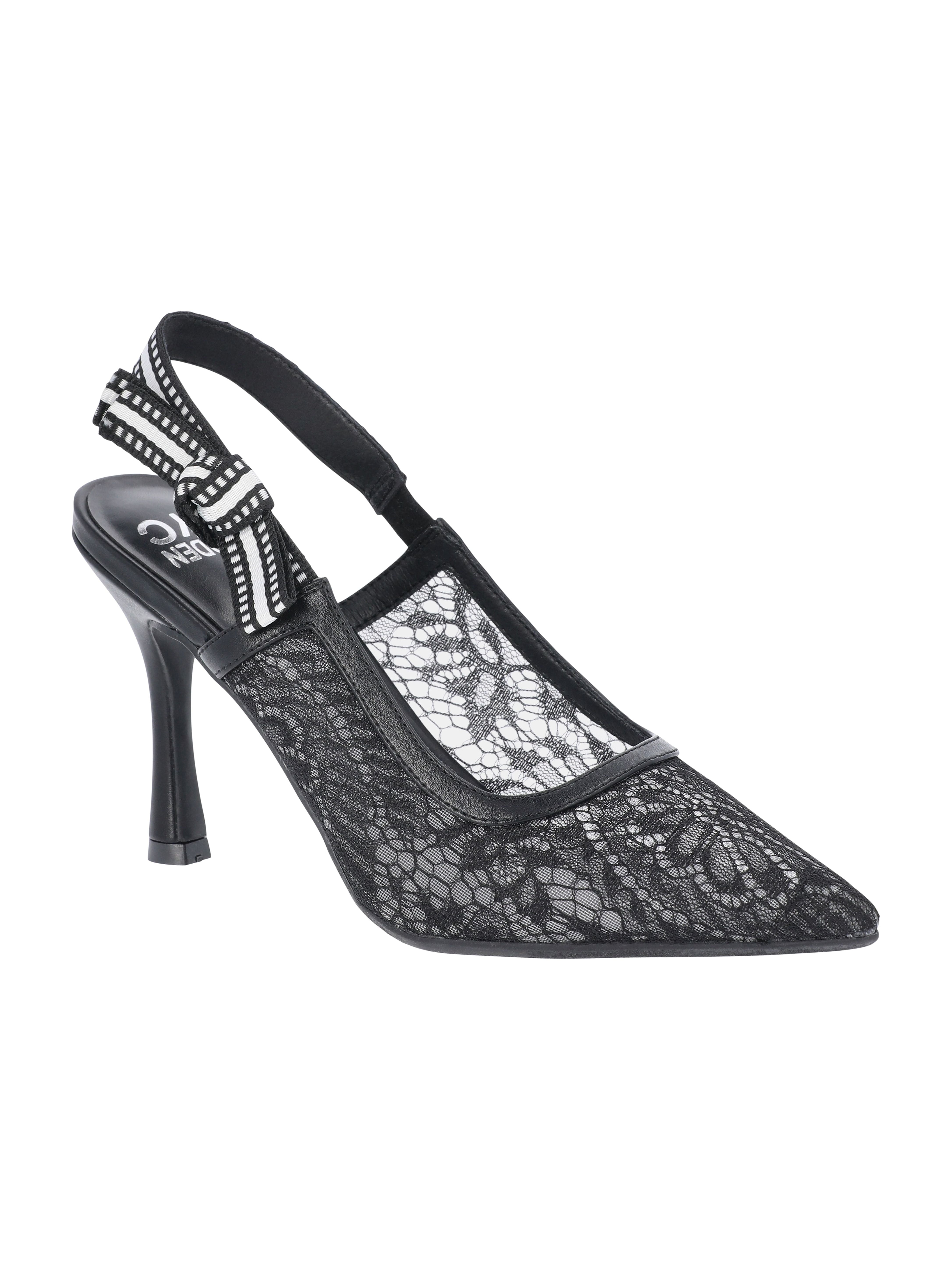 Madden NYC Women’s Pointed Toe Slingback Stiletto Heel Shoes