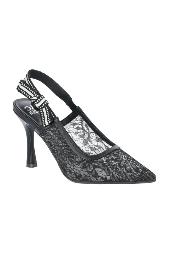 Women's Pointed Toe Slingback Stiletto Heel Shoes