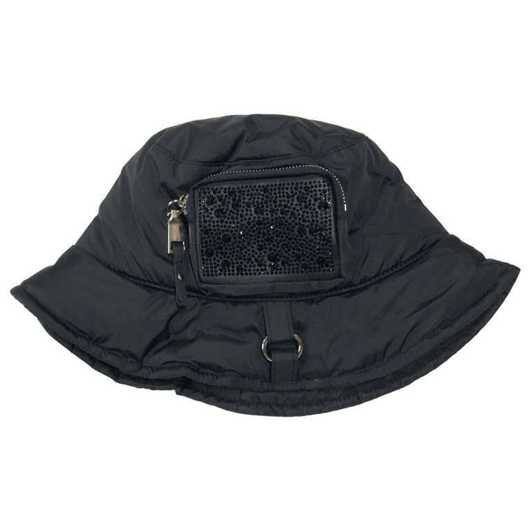 Madden NYC Women’s Puffer Bucket Hat with Pocket