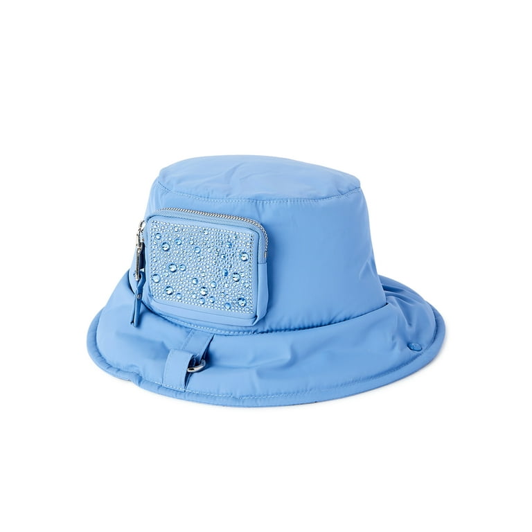 Madden NYC Women’s Puffer Bucket Hat with Pocket