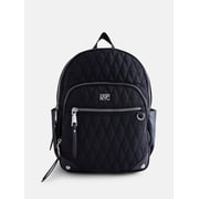 Madden NYC Women's Quilted Mini Backpack, Black