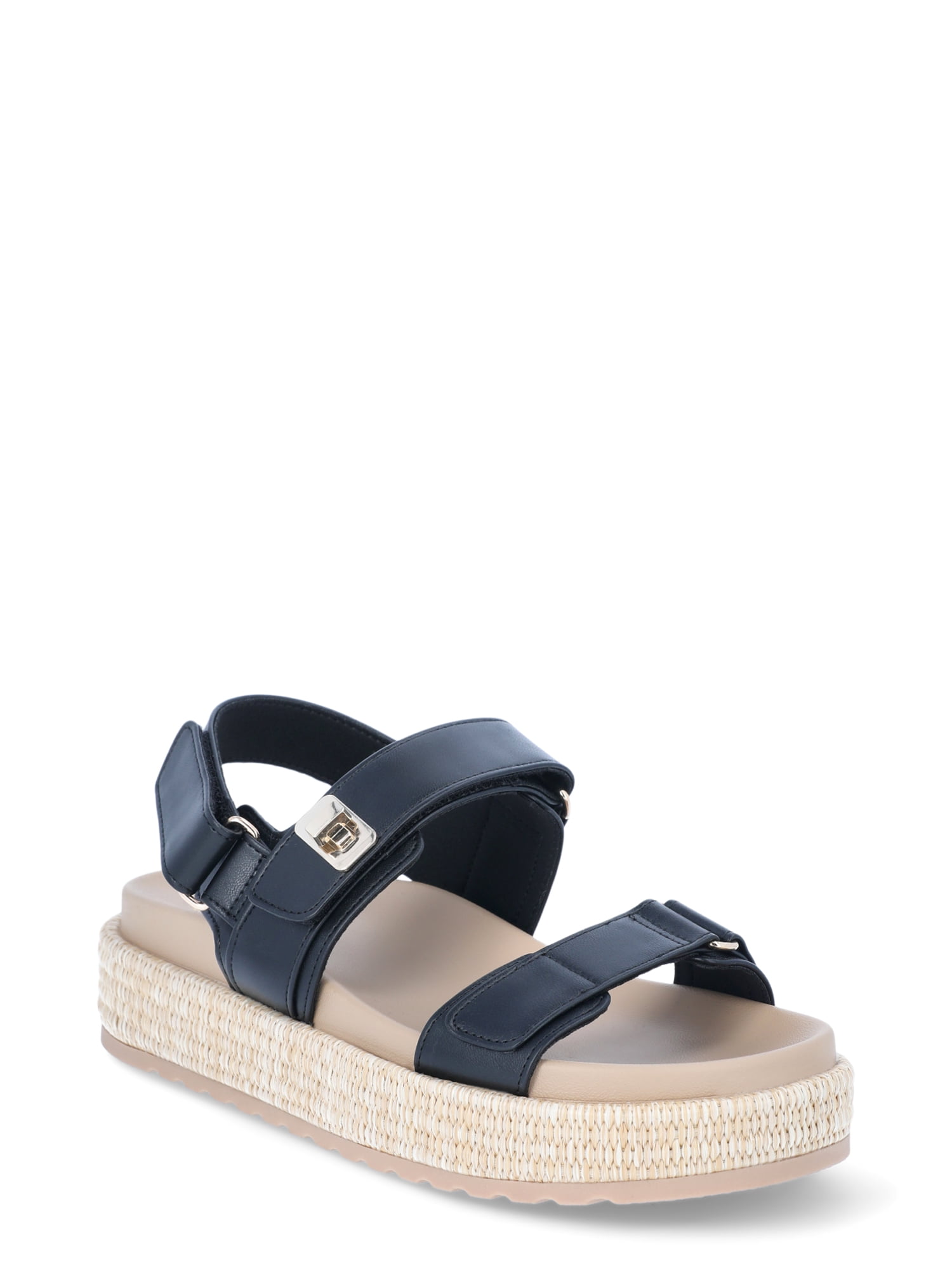 Madden NYC Women's Raffia Platform Sandals