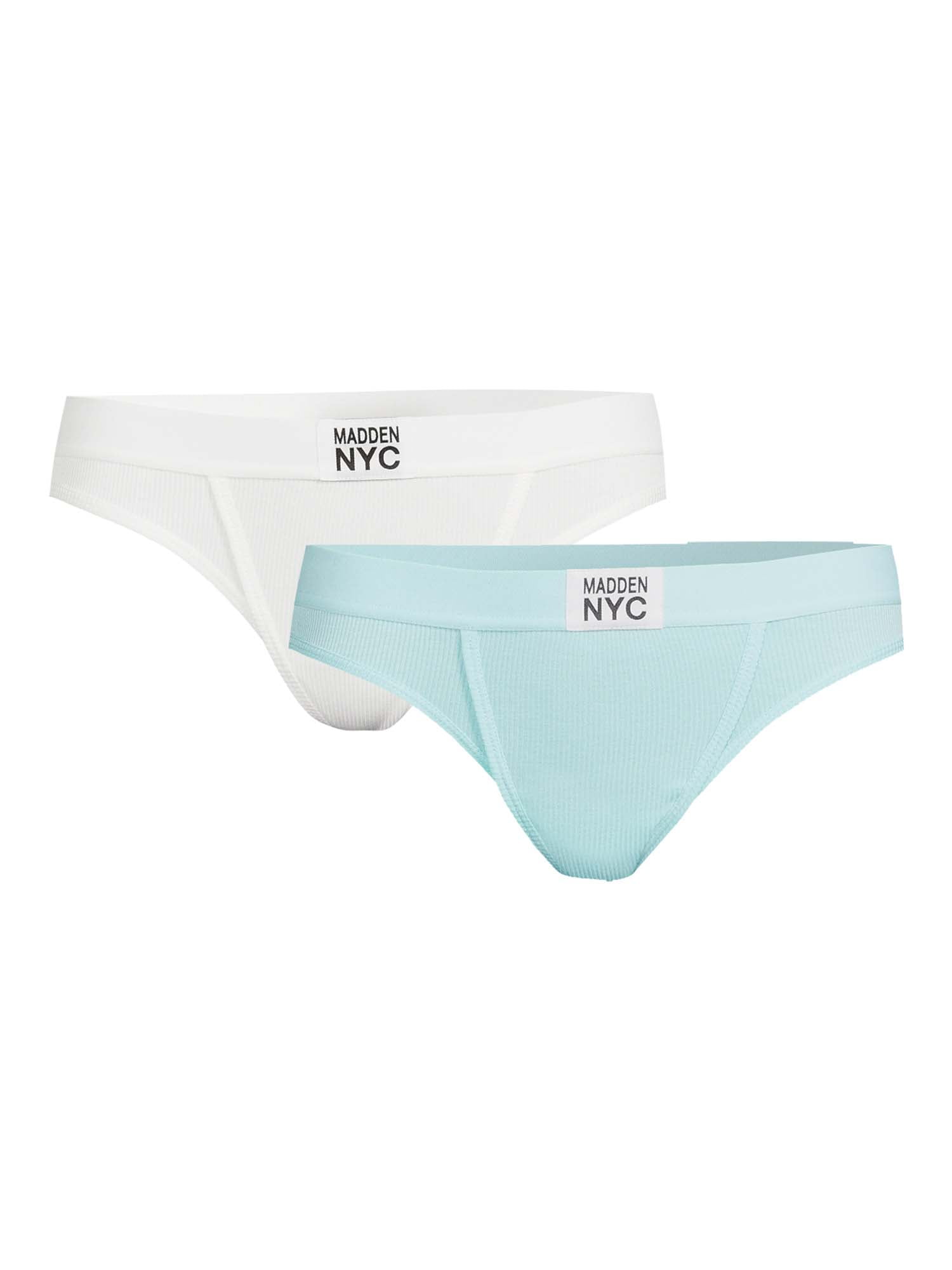 Madden NYC Women's Lace Cheeky Bikini Panties, 2-Pack 