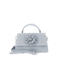 thumbnail image 1 of Madden NYC Women's Rosette Top Handle Handbag, Denim, 1 of 5
