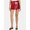 thumbnail image 1 of Madden NYC Women’s Sequin Mini Cargo Skirt, Sizes XXS-XXL, 1 of 5