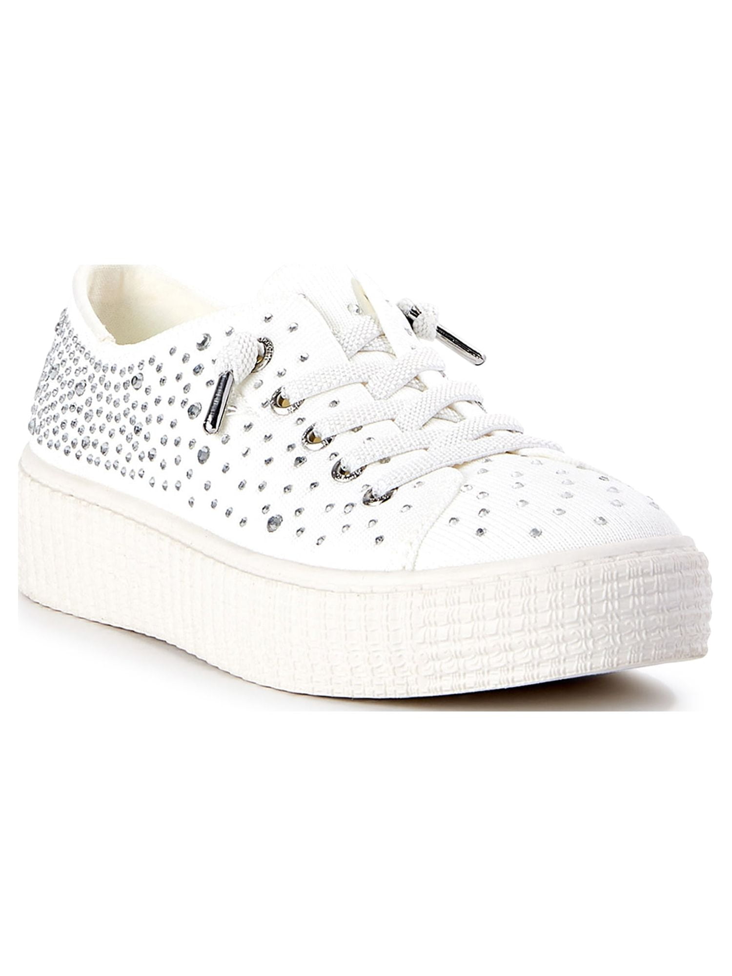 Madden NYC Women's Shoes Platform Sneakers Casual White 10