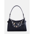 thumbnail image 1 of Madden NYC Women’s Shoulder Bag with Charm, Black, 1 of 6
