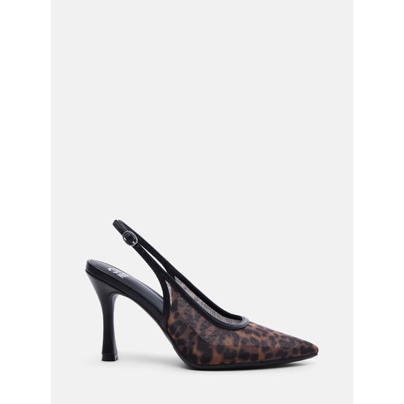Madden NYC Women's Slingback Mesh Heels