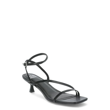 Madden NYC Women's Strappy Kitten Heel with Ankle Strap