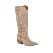 MADDEN NYC Women's Studded Western Boots
